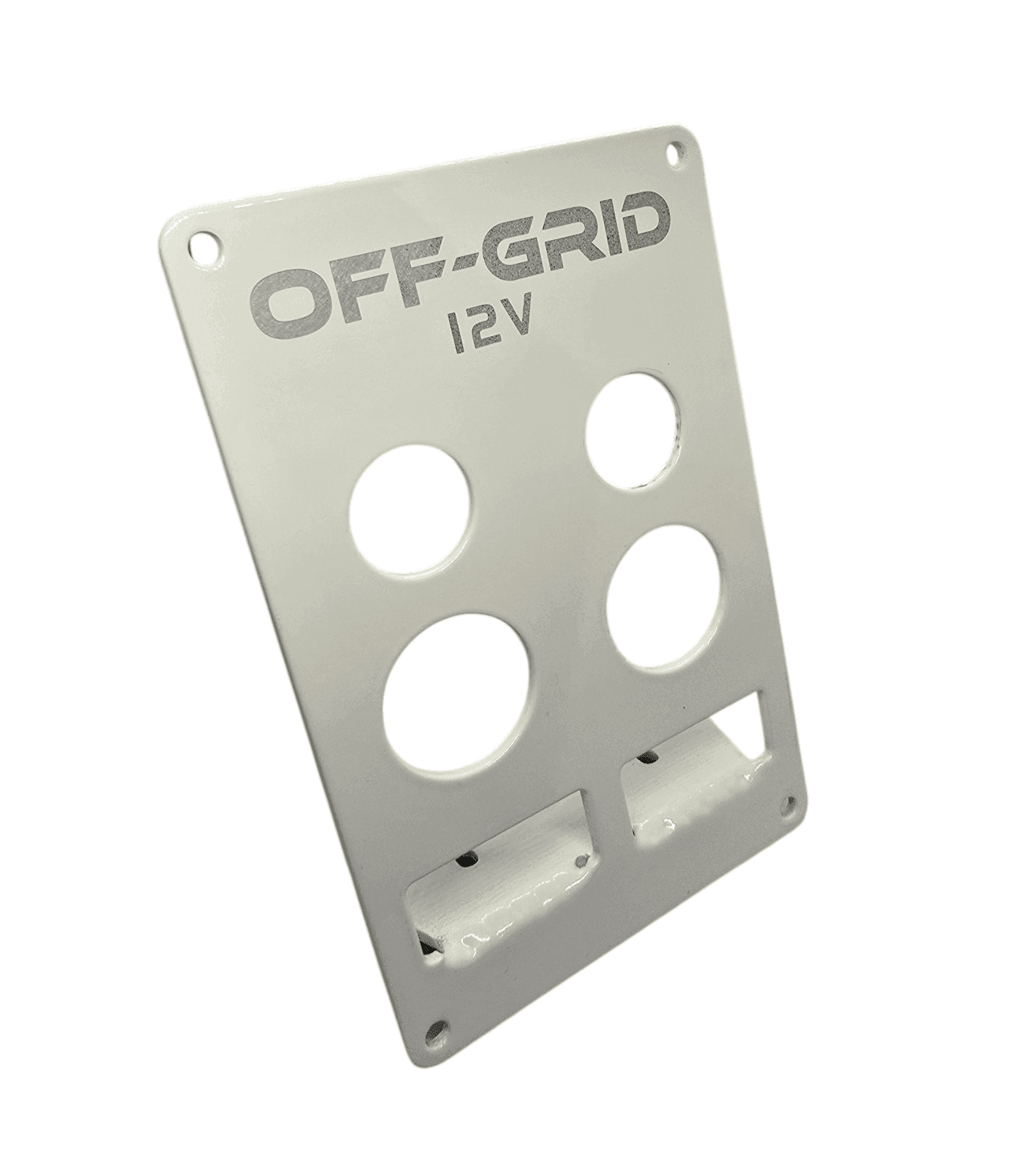 12v Accessory Panel White (Medium)