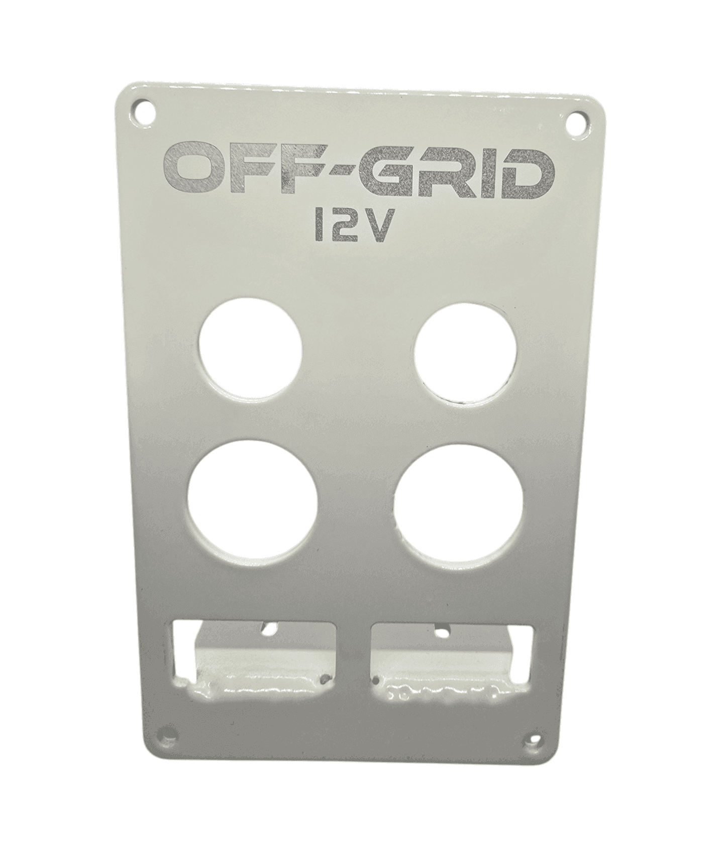 12v Accessory Panel White (Medium)