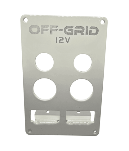 12v Accessory Panel White (Medium)