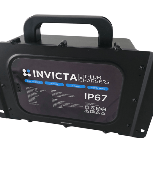 Invicta Lithium Heavy Duty IP67 Charger 36V 20Amp