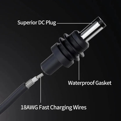 Power Cable For Starlink Mini DC To DC Power Cable Power Cable Heavy Duty Waterproof DC Extension Cable ﻿
