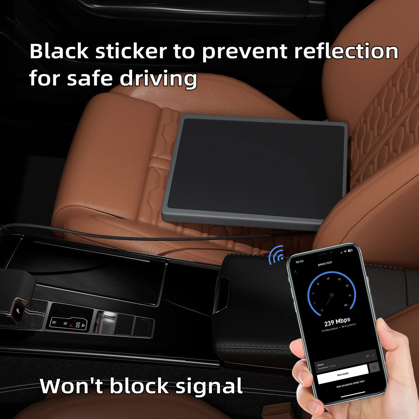 Starlink Mini Case Cover Silicone Protective Case for Mini Starlink Dish Antenna Protector Black with Anti-reflection