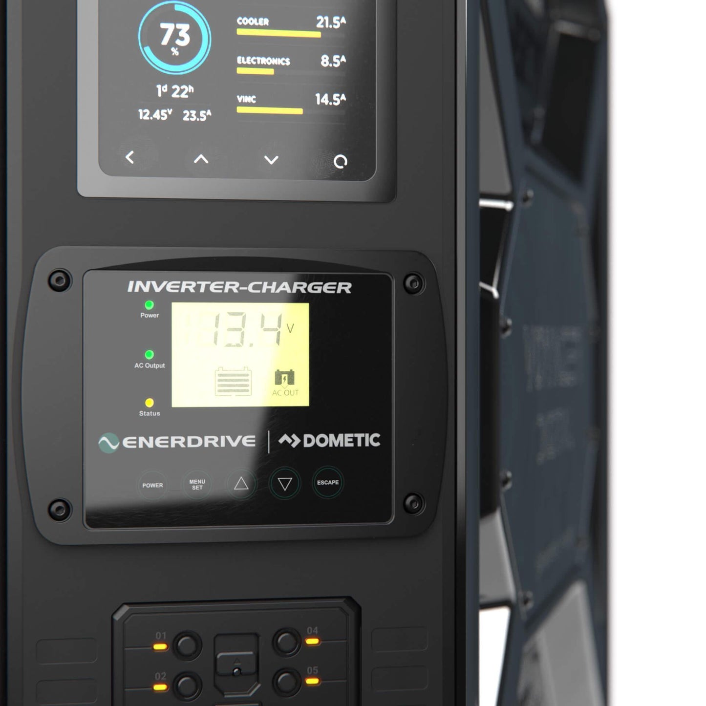 Voyager Digital System LEFT 3000W/100A Inverter-Charger 40DC inc SCQ50