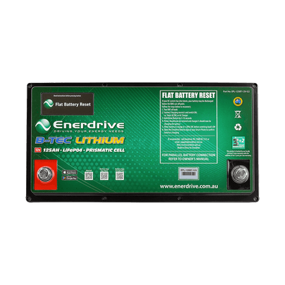 B-TEC 125amp / 12V LiFePo4 Battery Gen2 12v Bluetooth Lithium
