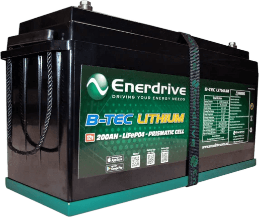 B-TEC 200amp / 12V LiFePo4 Battery BT Gen2 12v Bluetooth Lithium