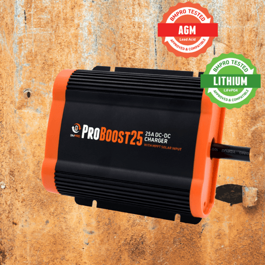 BMPRO ProBoost 12V 25A DC to DC Lithium Battery Charger with Solar Input DC-DC Charger