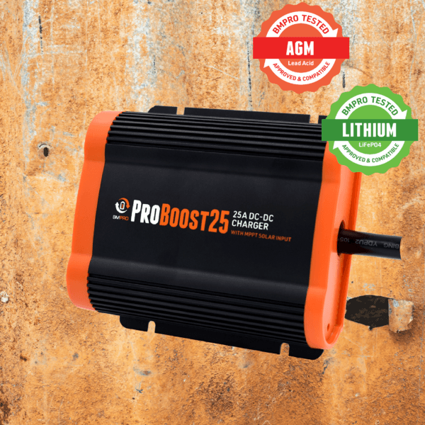 BMPRO ProBoost 12V 25A DC to DC Lithium Battery Charger with Solar Input DC-DC Charger