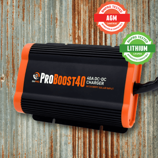 BMPRO ProBoost 12V 40A DC to DC Lithium Battery Charger with Solar Input DC-DC Charger