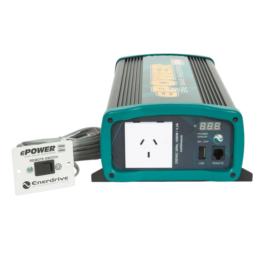 ePOWER 1000W True Sine Wave Inverter Power Inverters & Chargers