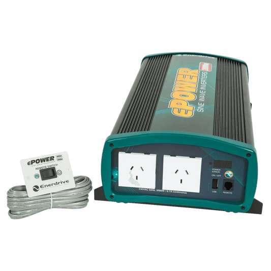 ePOWER 2000W True Sine Wave Inverter Power Inverters & Chargers
