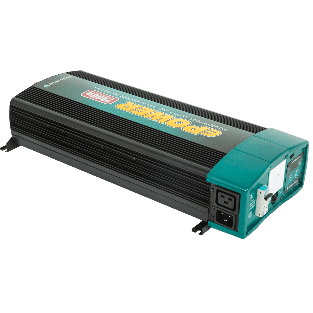 ePOWER 2600W 12V True Sine Wave Inverter with AC Transfer & Safety Switch Power Inverters & Chargers
