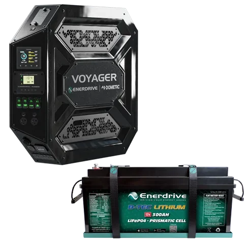 Enerdrive Voyager 12V power system and B-TEC lithium battery for off-grid vehicle upgrades