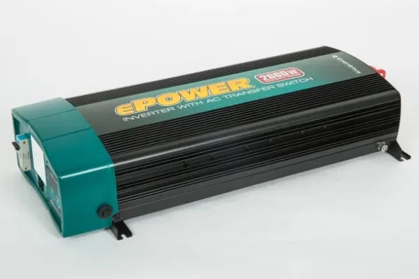 ePOWER 2600W/12v w/RCD & AC Tfer Switch