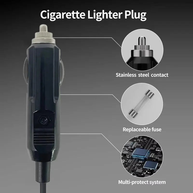 For Starlink MINI To DC Cable Car Charger 30V 2A Power Cable For SPX MINI Outdoor Boat Cigarette Light Interface Adapter 3m 5m Starlink Cables & Adaptors