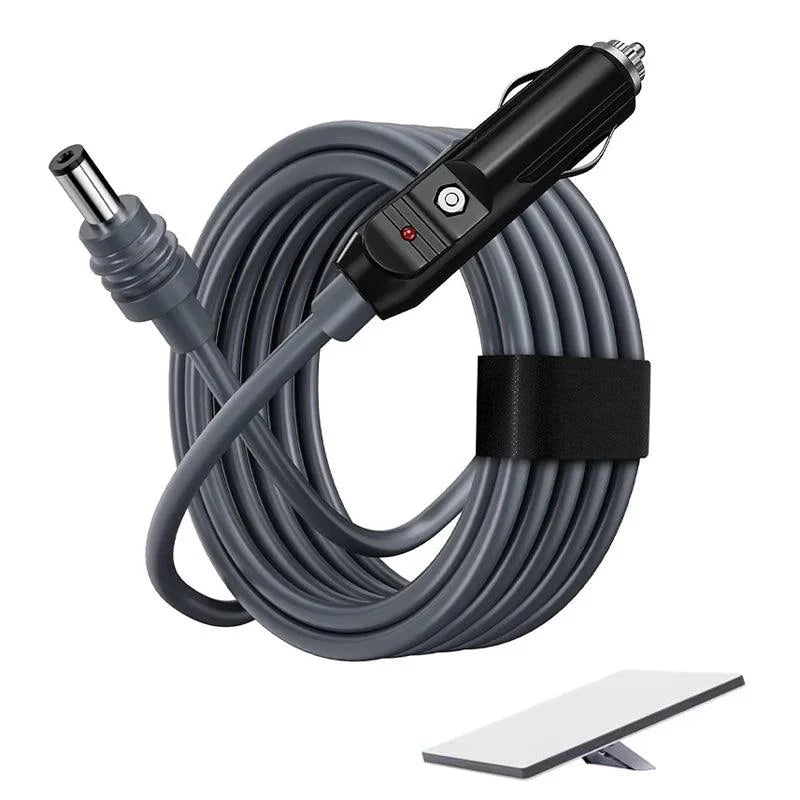 For Starlink MINI To DC Cable Car Charger 30V 2A Power Cable For SPX MINI Outdoor Boat Cigarette Light Interface Adapter 3m 5m Starlink Cables & Adaptors