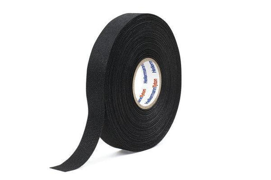 Harness Tape Loom Tape Polyester Fleece Tape 19mm x 25mm Black (5 Pack) Cloth Tape