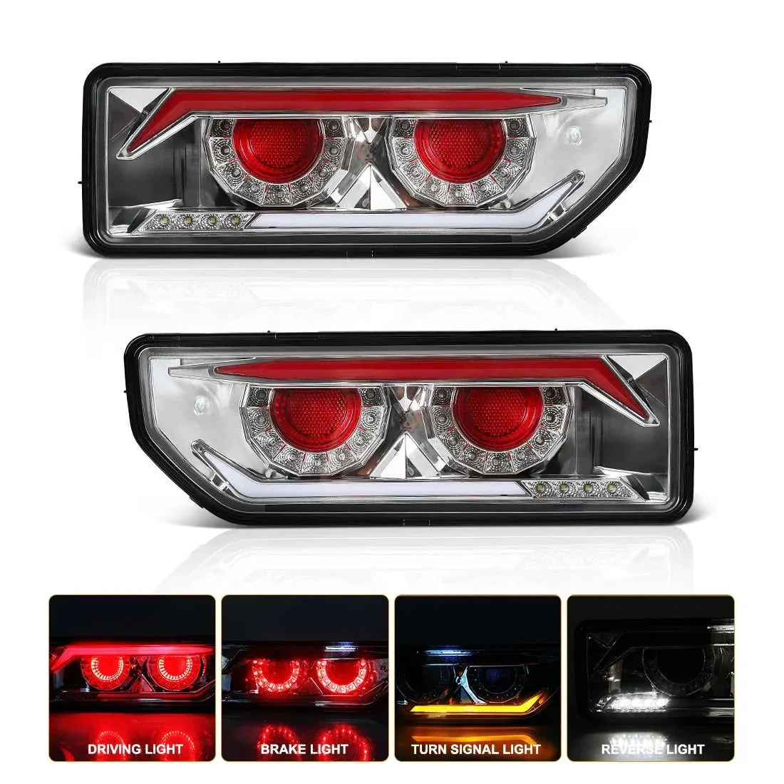 LED Tail Lights for Suzuki JIMNY Rear Lights Turn Signal Lamp Stop Brake Light Reverse Lamp LED Tail Lamps