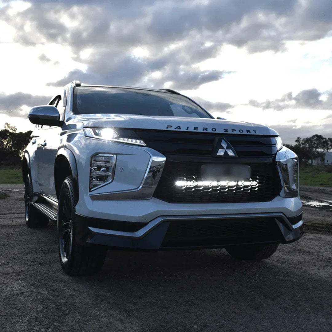 Mitsubishi Pajero Sport QF Nov 2019-on Behind Grille Light Bar Kit Behind Grille Integration Kit