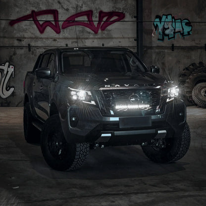 Nissan Navara Series 5 NP300 D23 2021-on Behind Grille Light Bar Kit Behind Grille Integration Kit