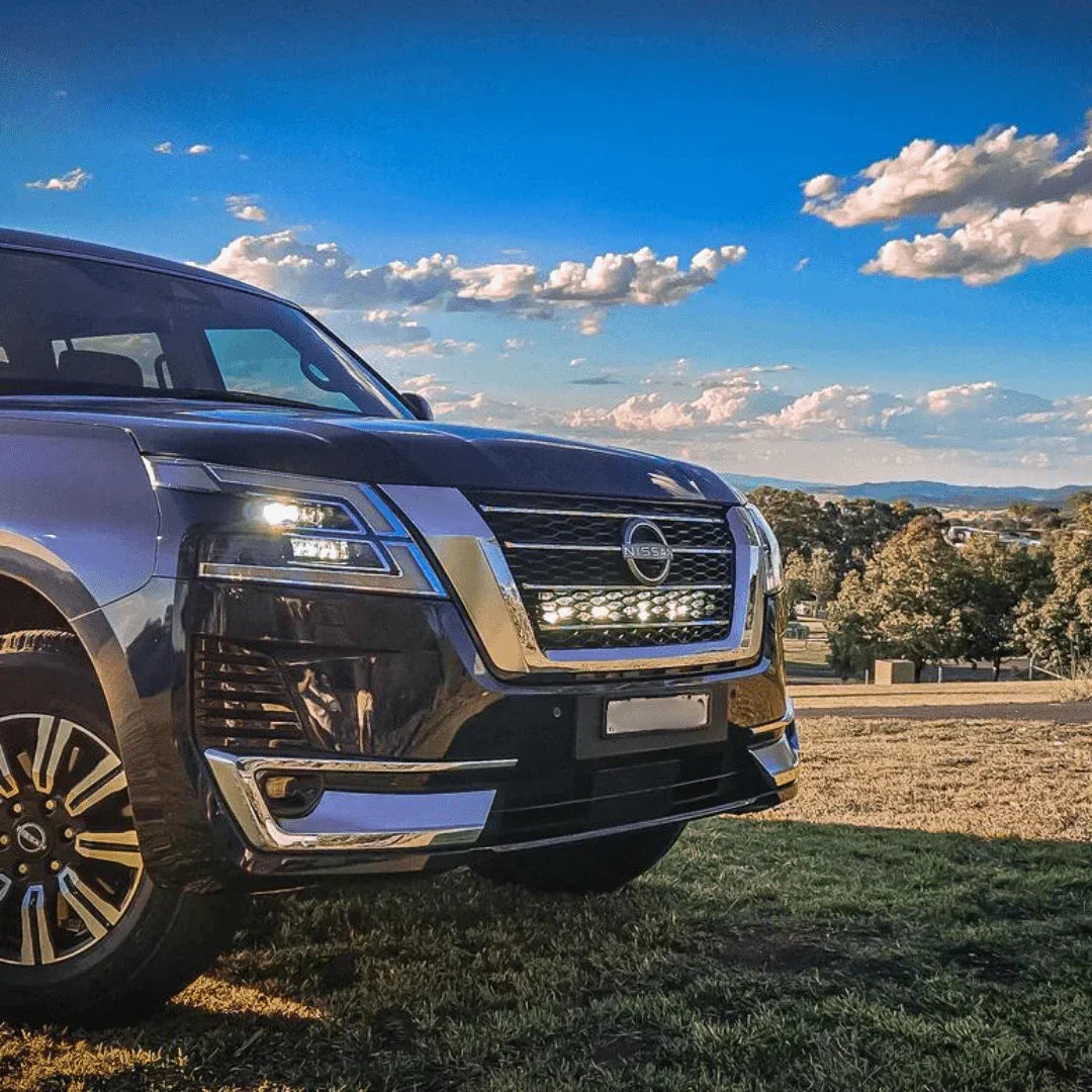 Nissan Patrol Y62 Series 5 2020-on Behind Grille Light Bar Kit Behind Grille Integration Kit