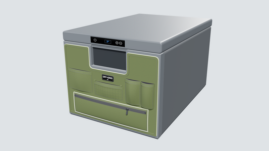 COMING SOON - Kings 60L - 4WD Drawer Fridge Organiser – Heavy Duty Storage Pocket for Camping & Touring Setups