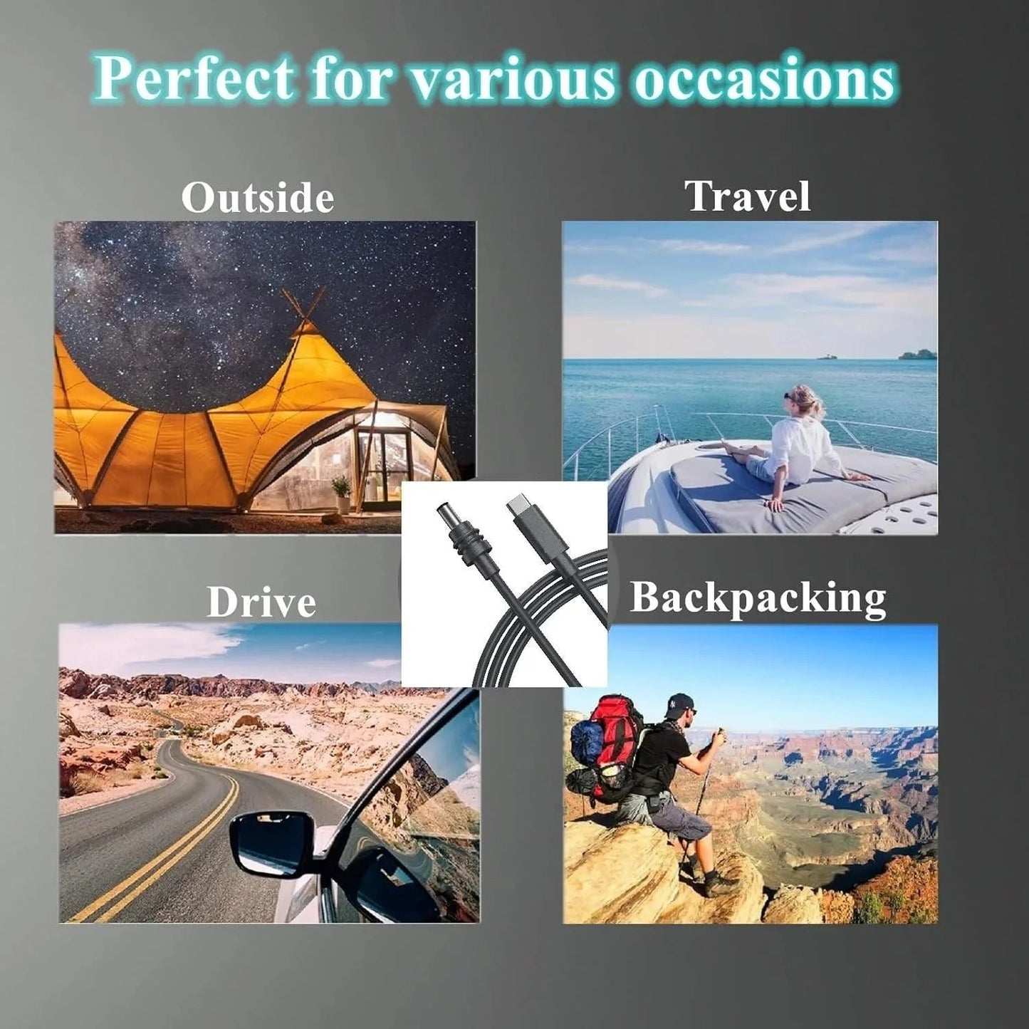 PD 100W Starlink Mini Kabel USB C to DC Power Cable 1M/2M/3M/5M/10M/15M/20M Starlink Mini Waterproof Charging Cable Starlink Cables & Adaptors