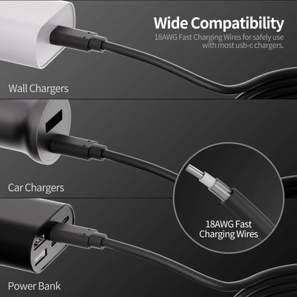 PD 100W Starlink Mini Kabel USB C to DC Power Cable 1M/2M/3M/5M/10M/15M/20M Starlink Mini Waterproof Charging Cable Starlink Cables & Adaptors