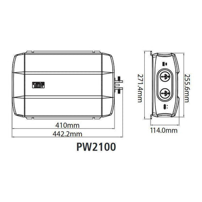 Projecta 12v 2100w Pro Wave Pure Sine Wave Inverter Pure Sine Wave Inverter