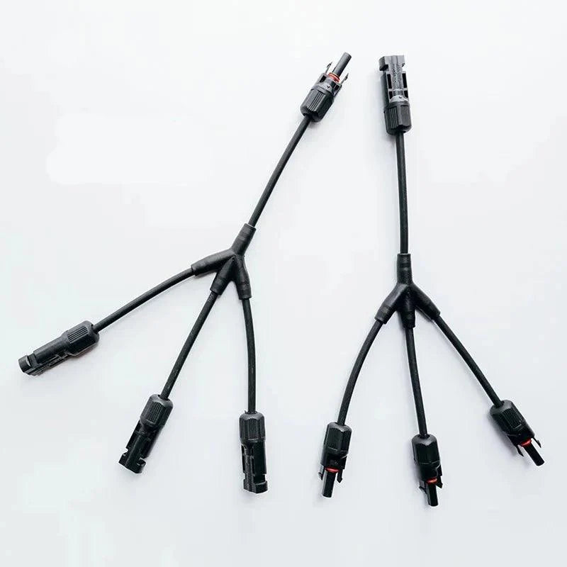 PV connector Y/T type 2/3/4/5/6/7 Way parallel connection solar panel system waterprrof connector Branch Solar Cell Connect Plug Solar Adaptors