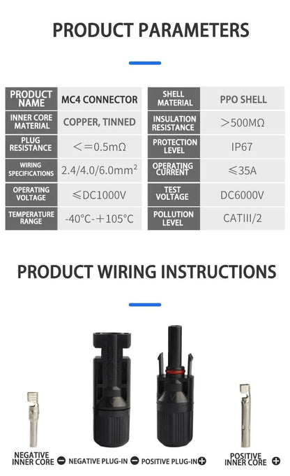 PV connector Y/T type 2/3/4/5/6/7 Way parallel connection solar panel system waterprrof connector Branch Solar Cell Connect Plug Solar Adaptors