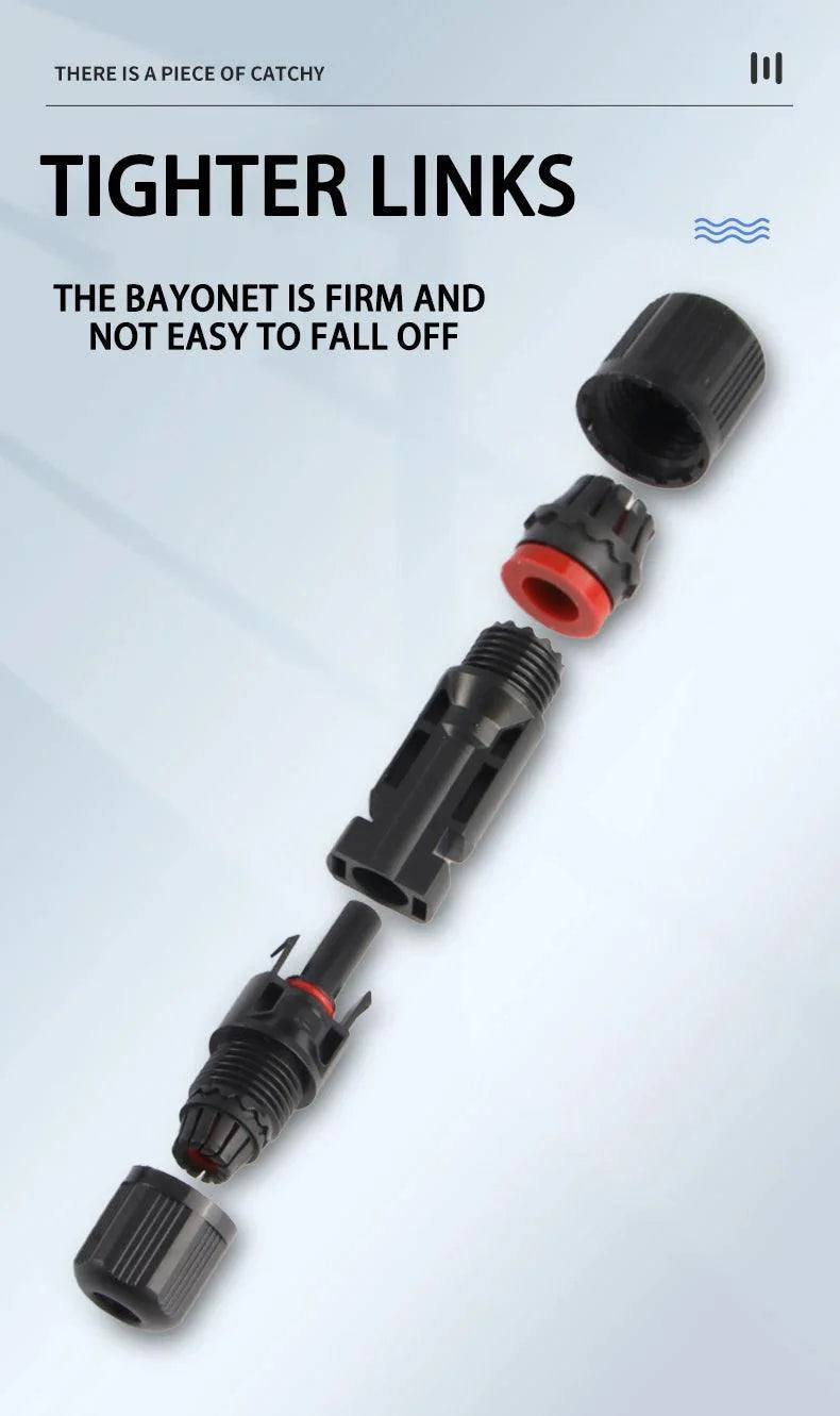 PV connector Y/T type 2/3/4/5/6/7 Way parallel connection solar panel system waterprrof connector Branch Solar Cell Connect Plug Solar Adaptors