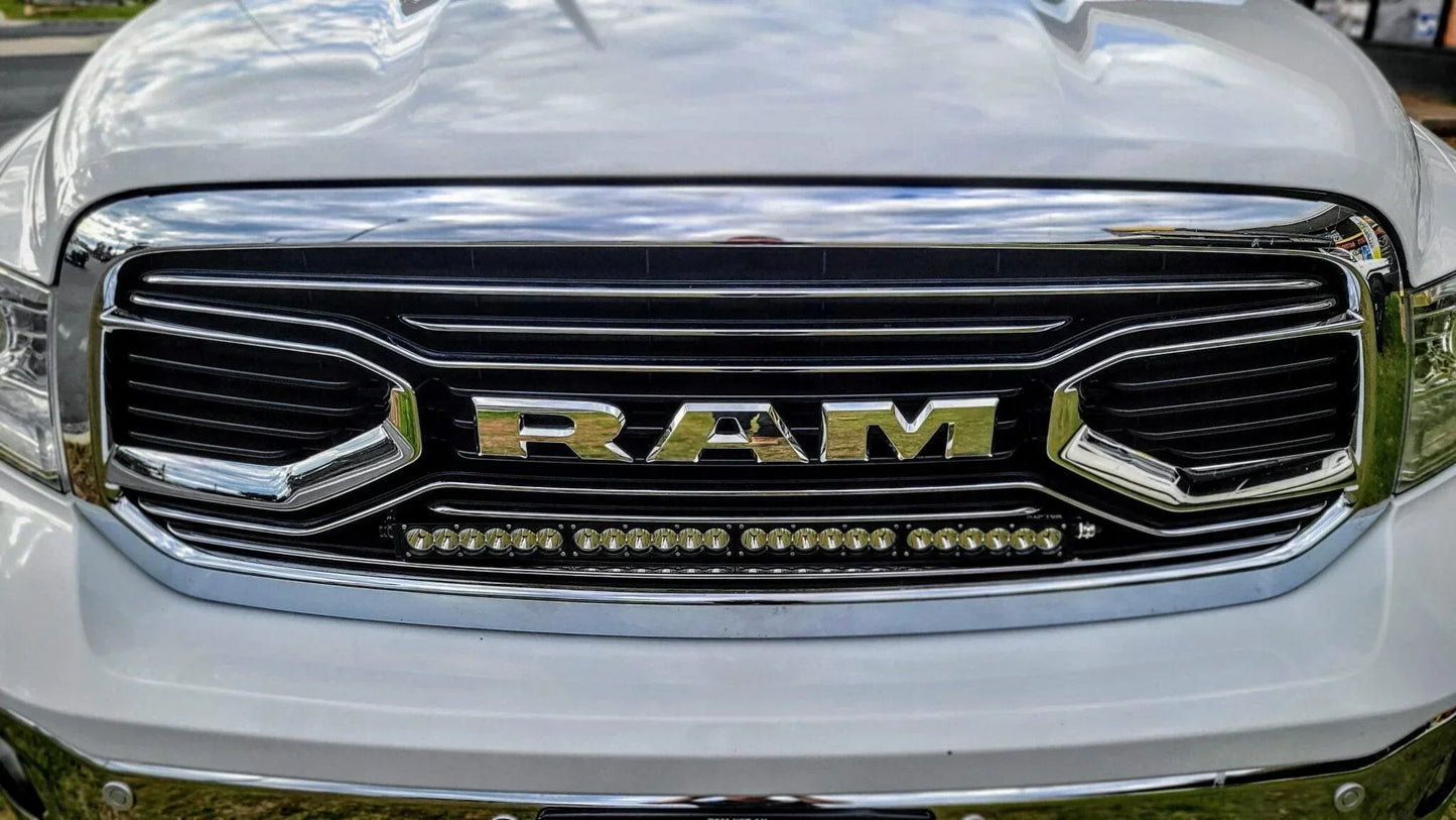 Ram 1500 DS Laramie 2018 – 2021 in Grille Integration Light Bar Kit Behind Grille Integration Kit