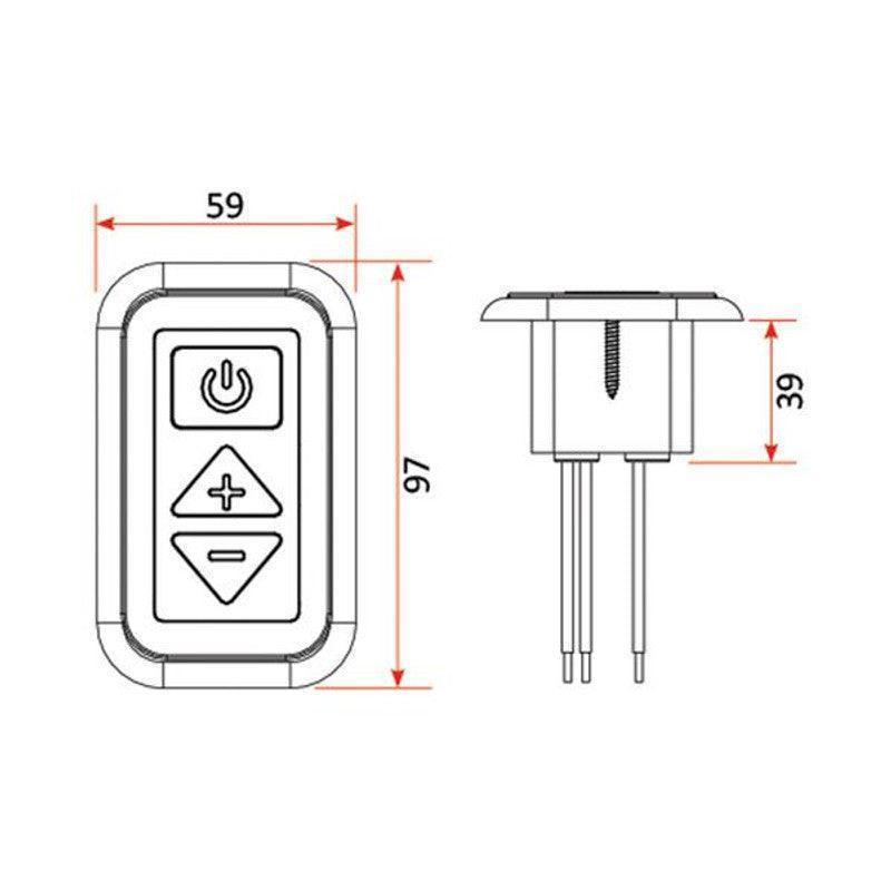 Backlit LED Digital Dimmer
