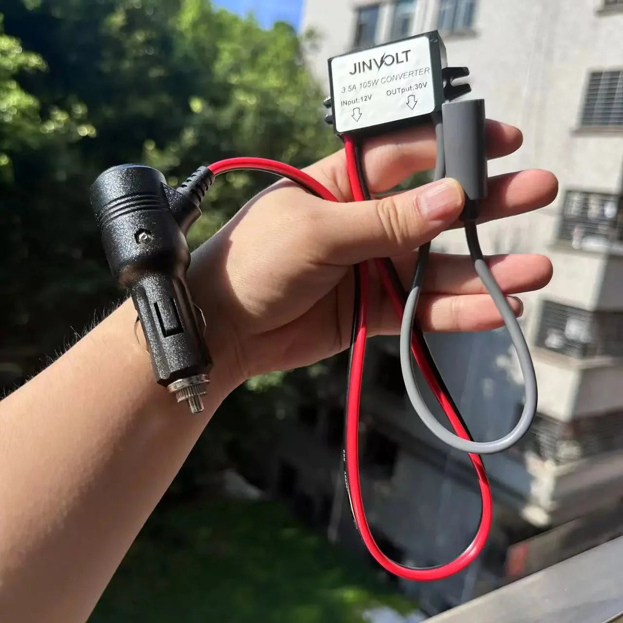 Starlink Mini 12V Car Adapter Step-Up To 30V 3.5A DC Output is suitable for Vehicle/RV Starlink Power Supply Converter Starlink 12v to 30v Booster