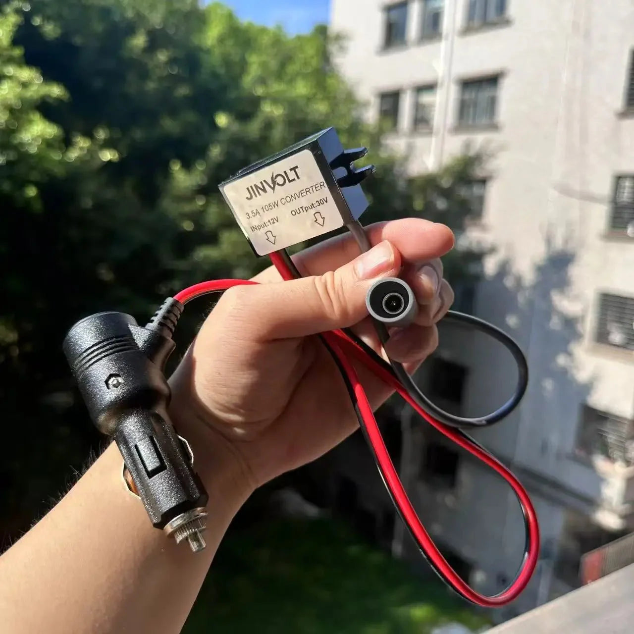 Starlink Mini 12V Car Adapter Step-Up To 30V 3.5A DC Output is suitable for Vehicle/RV Starlink Power Supply Converter Starlink 12v to 30v Booster