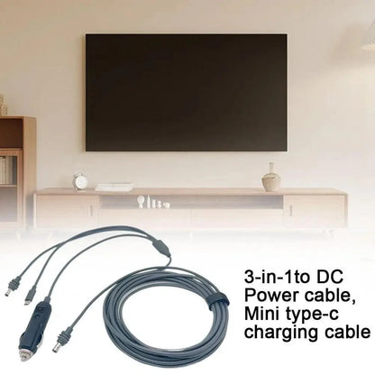 Starlink Mini 3-in-1 To DC Power Cable,Mini Type-c Charging Cable Three-in-one To DC Power Starlink Cables & Adaptors