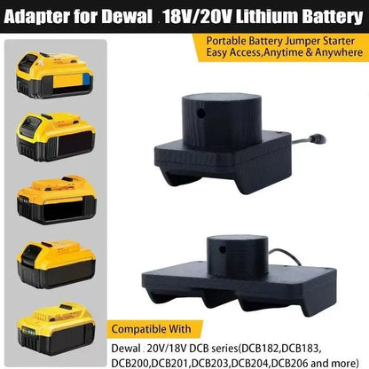 Starlink Mini Adapter for Dewalt 20v 60V Batteries. Provides power supply for Starlink Mini(No Batteries) 