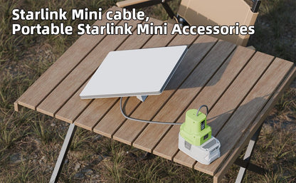 Starlink Mini Battery Adapter Power Cable for Makita Ryobi Milwaukee Dewalt 1M Cable Charger Adapter to DC Power Cable Cord Plug 