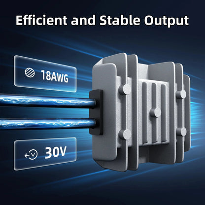 Starlink Mini Cable Car Adapter with Step Up Converter 12V Power Cable with Cigarette Lighter Plug 10-28V to 30V 3.5A Conversion Starlink 12v to 30v Booster