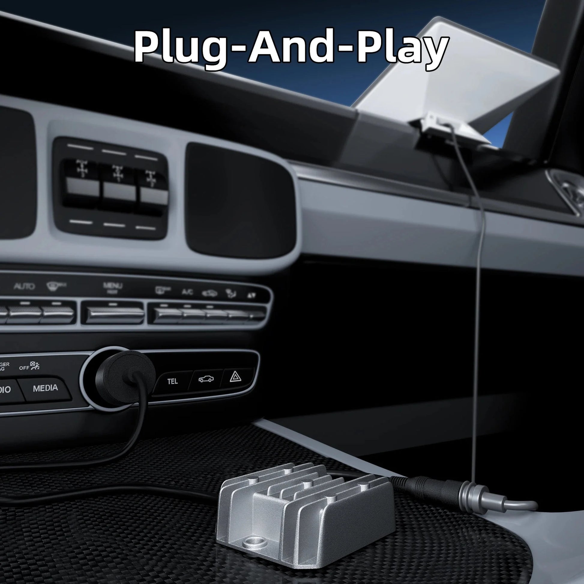 Starlink Mini Cable Car Adapter with Step Up Converter 12V Power Cable with Cigarette Lighter Plug 10-28V to 30V 3.5A Conversion Starlink 12v to 30v Booster