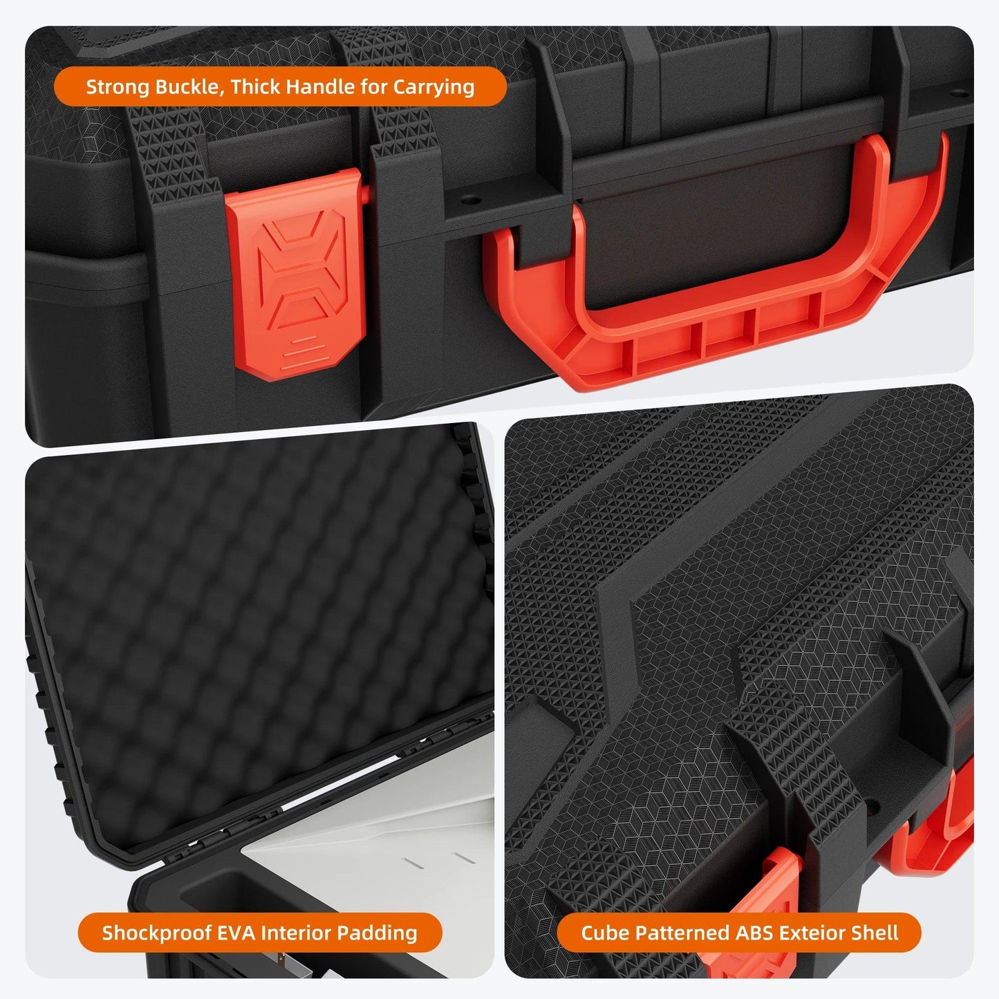 Starlink Mini Case Hard Waterproof Travel Case for Mini Starlink with Molded Foam for Mini Accessories Standable Storage Bag Starlink Protection