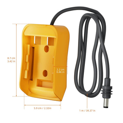 Starlink Mini DC Power Cable For Dewalt 18V-20V Battery Adapter Starlink Mini Dewalt Charger Adapter to DC Power Plug & Play 1M Starlink Cables & Adaptors