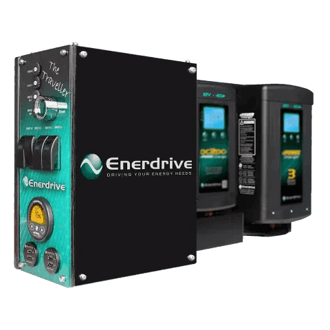 Traveller System (LEFT) 40AC 40DC Inc EPRO+ - Off-Grid 12v