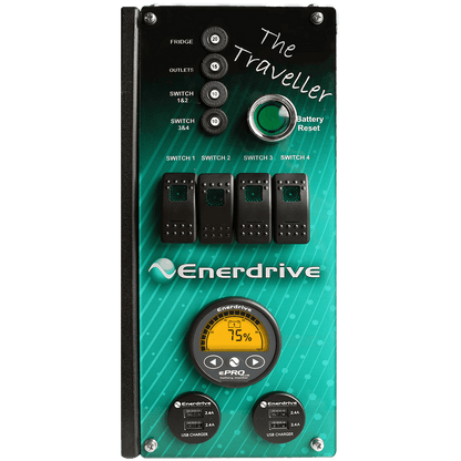 Traveller System (LEFT) 40AC 40DC Inc EPRO+ - Off-Grid 12v