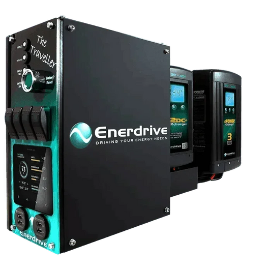 Traveller System (LEFT) 40AC 40DC Inc Simarine - Off-Grid 12v