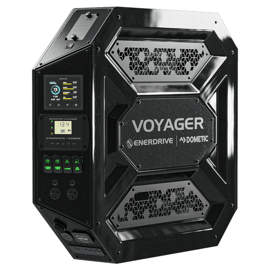Voyager System Left 3000W/100A Inverter-Charger 40DC INC SIMARINE SCQ50 - Off-Grid 12v
