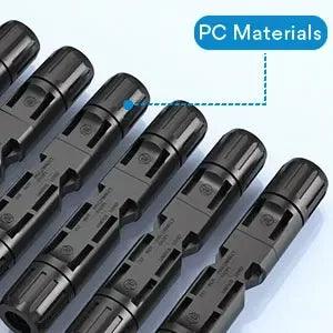 Y&H 2 Pairs Male＆Female Waterproof Plug PV Cable Connector for Solar Inverter Panels PV Systems and Wire Connection Solar Adaptors