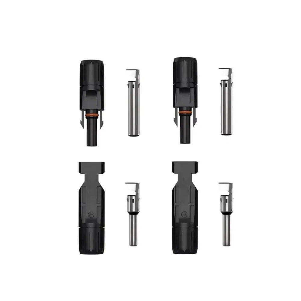 Y&H 2 Pairs Male＆Female Waterproof Plug PV Cable Connector for Solar Inverter Panels PV Systems and Wire Connection Solar Adaptors
