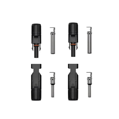 Y&H 2 Pairs Male＆Female Waterproof Plug PV Cable Connector for Solar Inverter Panels PV Systems and Wire Connection Solar Adaptors