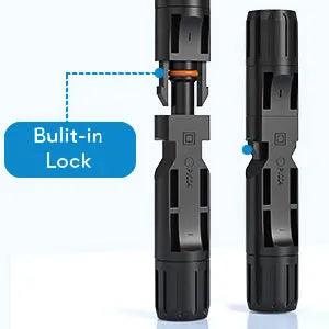 Y&H 2 Pairs Male＆Female Waterproof Plug PV Cable Connector for Solar Inverter Panels PV Systems and Wire Connection Solar Adaptors
